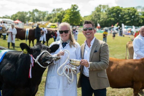 Sponsored award at the Kent County Show