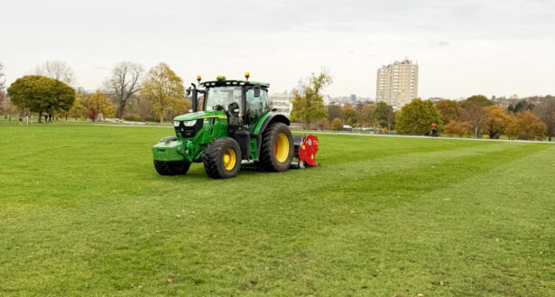 Grassland restoration at Brockwell Park by FGS Agri