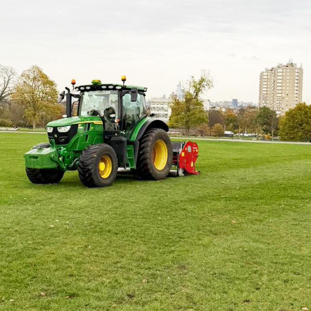 Grassland restoration at Brockwell Park by FGS Agri